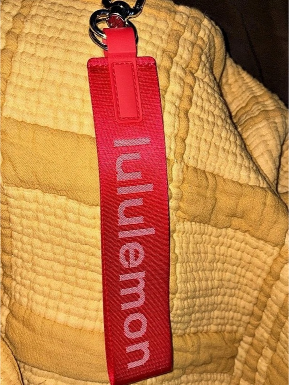 Supreme Red Logo Keychain